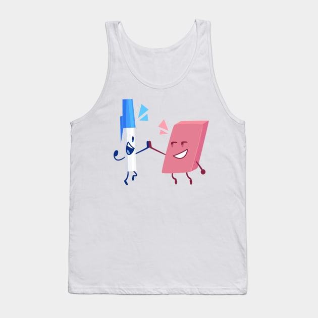 Pen and Eraser Tank Top by PuppyRelp